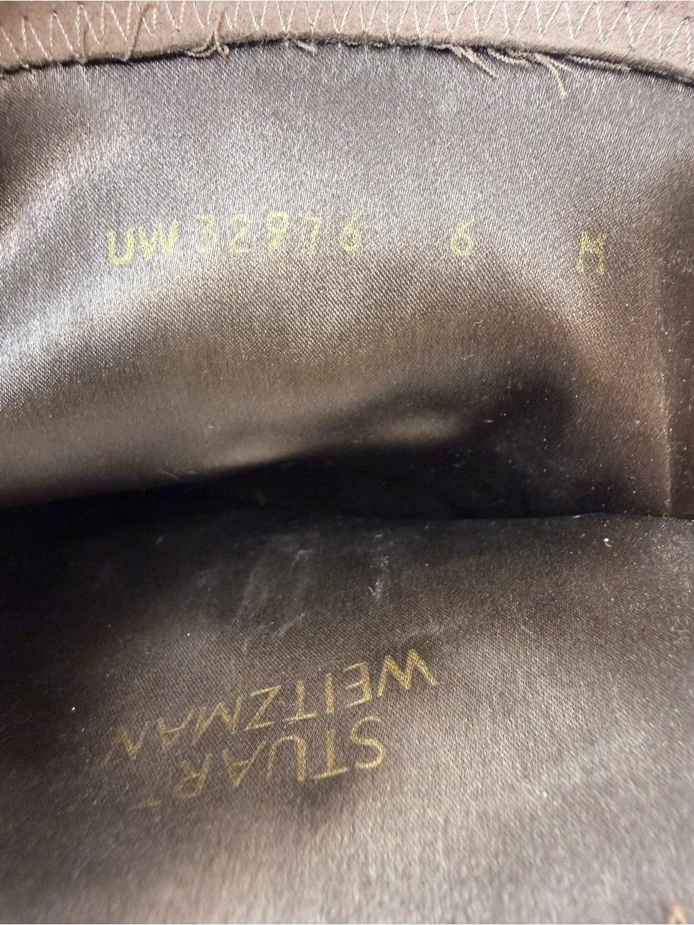 Stuart Weitzman Lowland Tri-Color Suede Over Knee Boots 6B